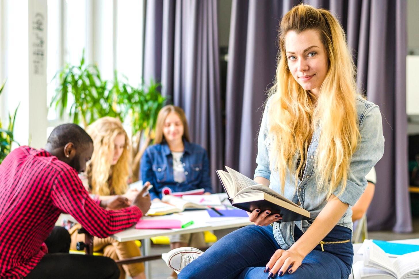 Professional financial consultation workspace with modern design