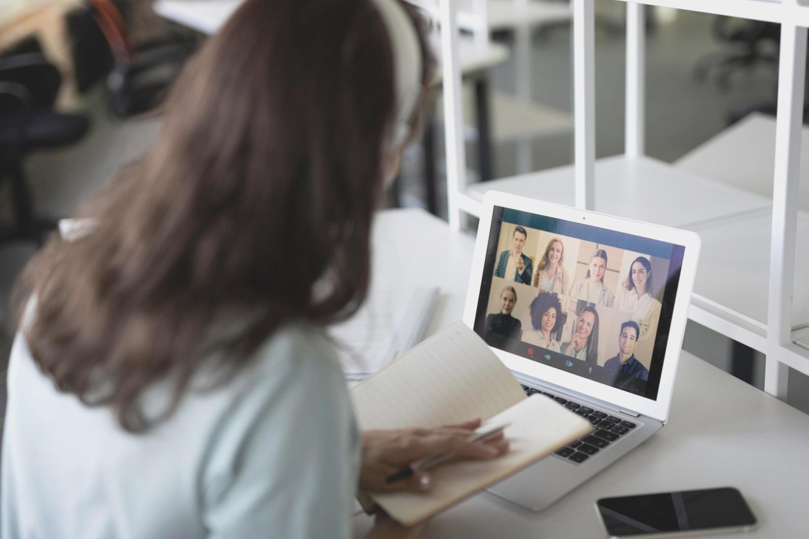 Business strategy session showing collaborative planning and analysis work